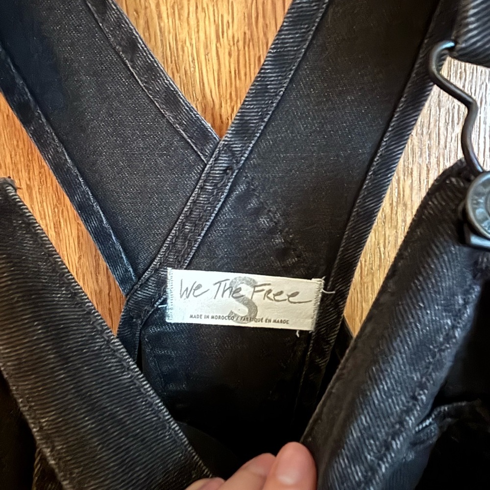 We The Free Women's Dark Denim Overalls - Picture 3 of 4